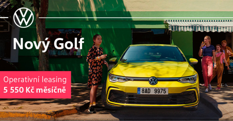 Nový Golf 8 již od 5 550 Kč