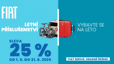 SLEVA 25 % NA LETNÍ PŘÍSLUŠENSTVÍ