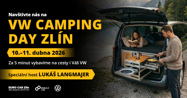 VW Camping Day Zlín: Zažijte svobodu na čtyřech kolech v EURO CAR Zlín