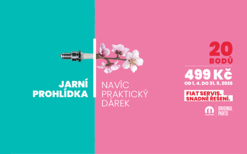 Jarní prohlídka za 499 Kč + praktický dárek