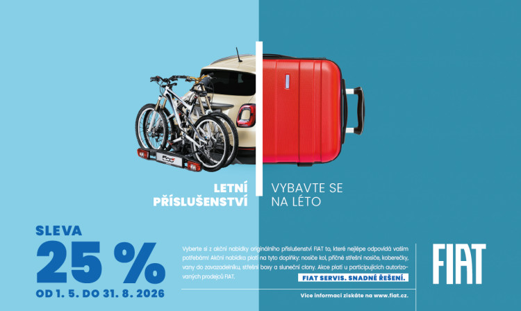 Letní příslušenství se slevou 25 %
