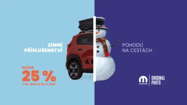 Vybavte svůj vůz na zimu s 25% slevou ❄️