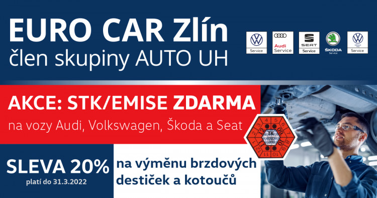 Prohlídka STK a měření EMISÍ zcela ZDARMA! + 20% SLEVA